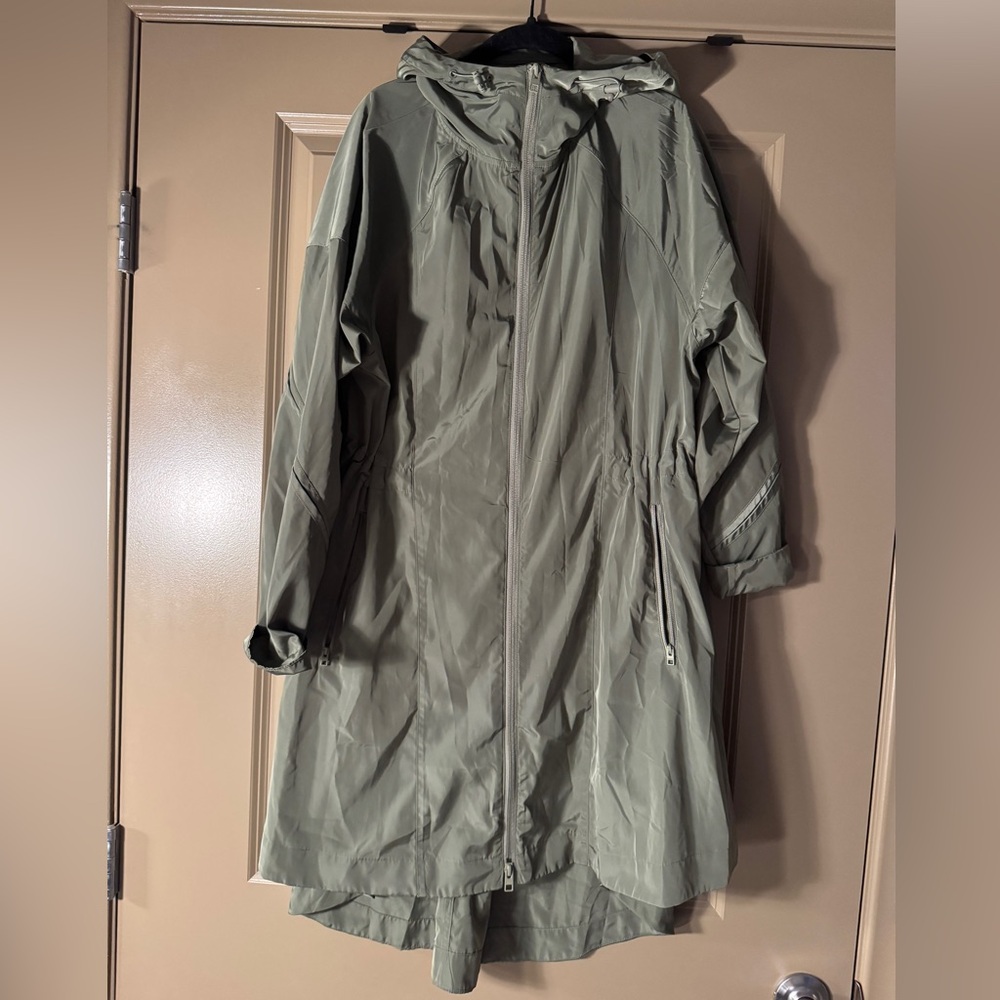Women's Olive Green Hooded Jacket